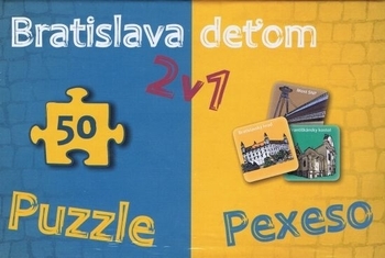 Obrázok Bratislava deťom-Pexeso a Puzzle - Kolektív autorov