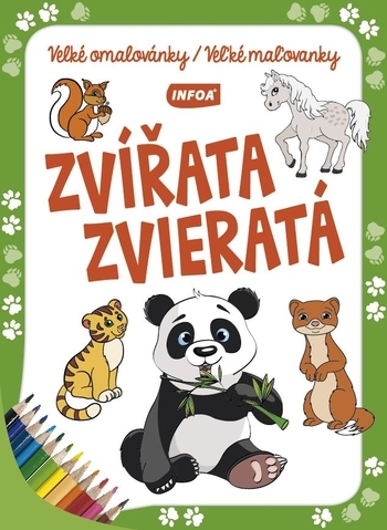 Obrázok Zvířata/Zvieratá Velké omalovánky