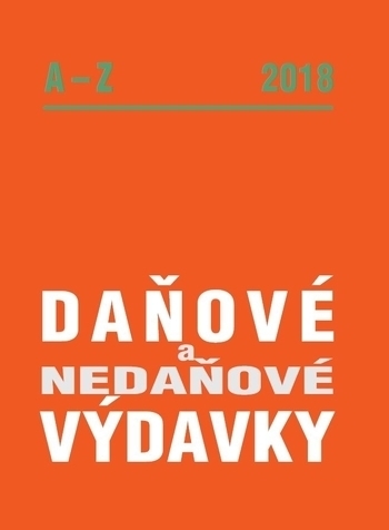 Obrázok Daňové a nedaňové výdavky A-Z 2018