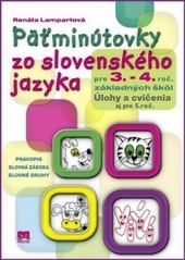 Obrázok Päťminútovky zo slovenského jazyka pre 3. - 4. ročník základných škôl - Terézia Lampartová