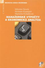 Obrázok Manažerské výpočty a ekonomická analýza (+ CD)