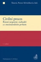 Obrázok Civilní proces. Řízení nesporné, rozhodčí a s mezinárodním prvkem