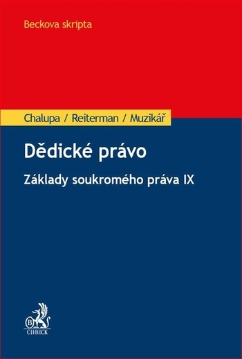 Obrázok Dědické právo. Základy soukromého práva IX