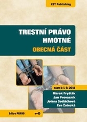 Obrázok Trestní právo hmotné - obecná část (stav k 1. 9. 2014)