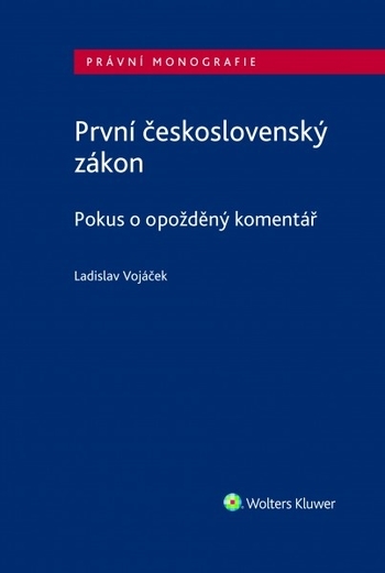 Obrázok První československý zákon