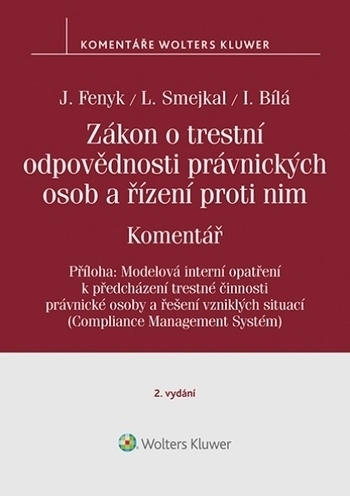 Obrázok Zákon o trestní odpovědnosti právnických osob a řízení proti nim. Komentář - 2. vydání