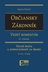 Obrázok Občiansky zákonník. Veľký komentár. 2. zväzok