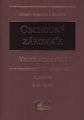 Obrázok Obchodný zákonník - Veľký komentár 2. zväzok