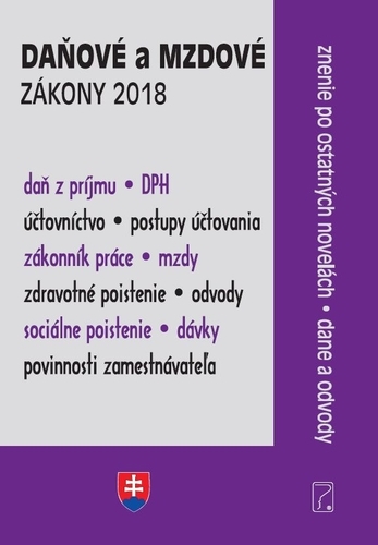 Obrázok Daňové a mzdové zákony 2018