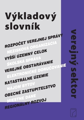 Obrázok Výkladový slovník pre verejný sektor