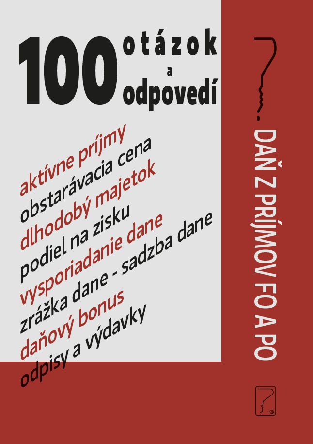 Obrázok 100 otázok a odpovedí - Daň z príjmov FO a PO