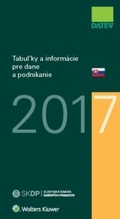 Obrázok Tabuľky a informácie pre dane a podnikanie 2017