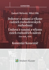 Obrázok Dohovor o uznaní a výkone cudzích rozhodcovských rozhodnutí - komentár