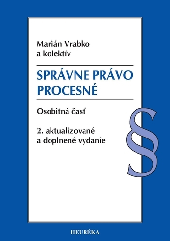 Obrázok Správne právo procesné. Osobitná časť, 2. vydanie