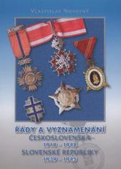 Obrázok Řády a vyznamenání Československa 1918-1948 Slovenské republiky 1939-1945