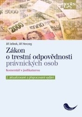 Obrázok Zákon o trestní odpovědnosti právnických osob a řízení proti nim