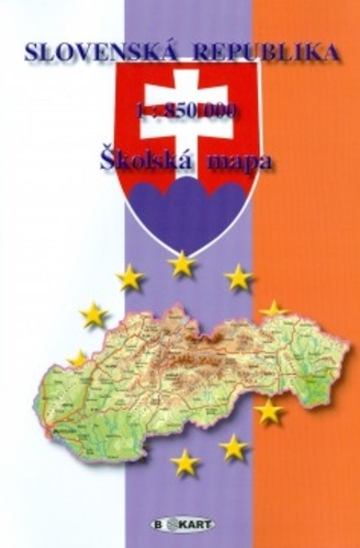 Obrázok Slovenská republika - Školská mapa