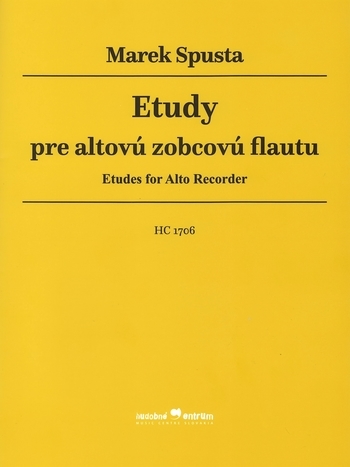 Obrázok Etudy pre altovú zobcovú flautu (Marek Spusta)